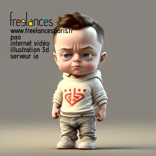 Pao mise en page internet vidéo illustration 3d serveur image IA générative AI freelance paris studio de création magazines 95K31PH0